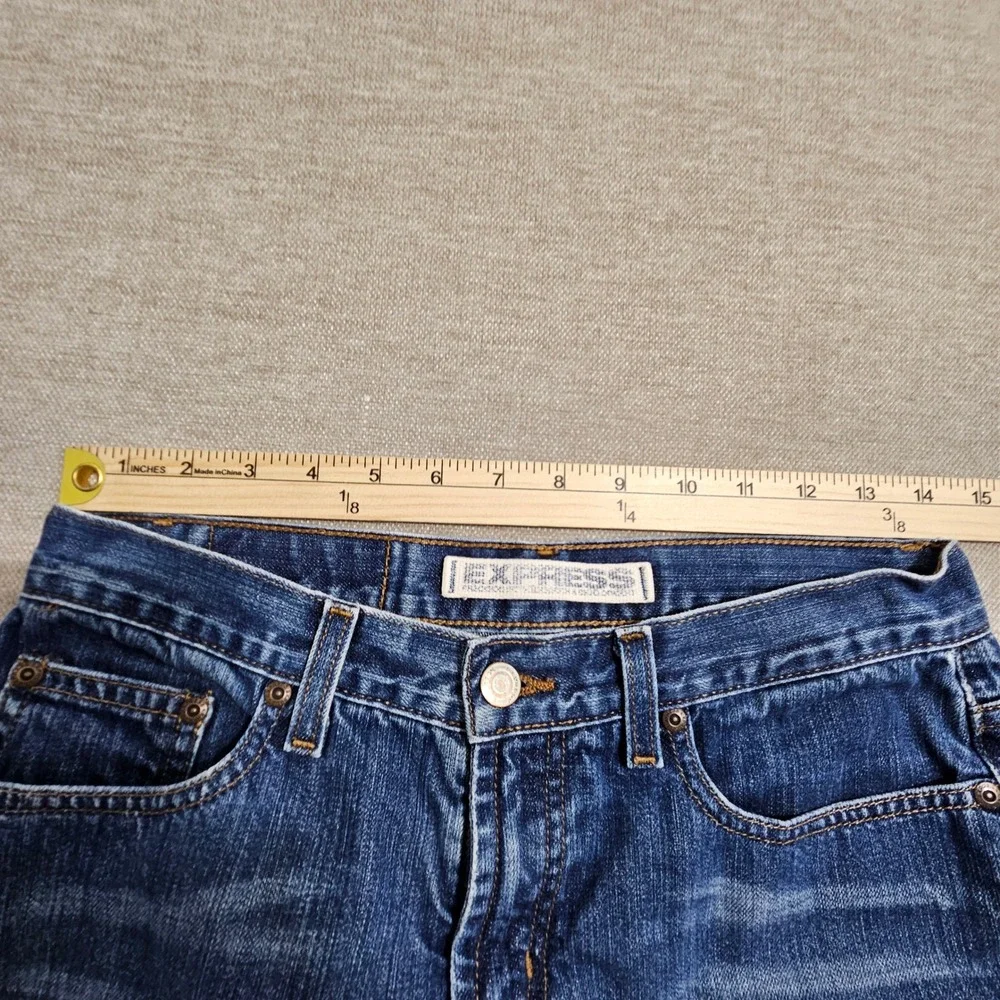 Express Jeans Vintage Women 6L Blue Precision Fit Riot Siren Bootcut Medium Wash